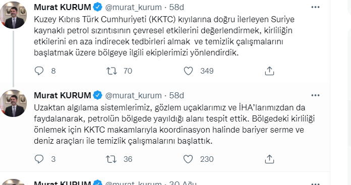 bakan kurumdan petrol sizintisi aciklamasi 1
