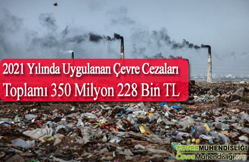 2021 yili uygulanan cevre cezalari 350 milyon 228 bin tl