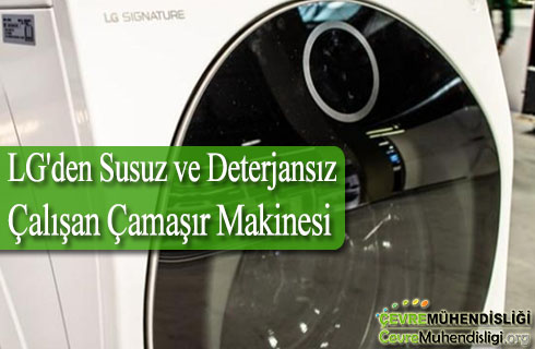 lg susuz ve deterjansiz calisan camasir makinesi