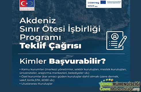 Akdeniz Havzasında Sınır Ötesi İşbirliği Programı Teklif Çağrısı Duyuruldu