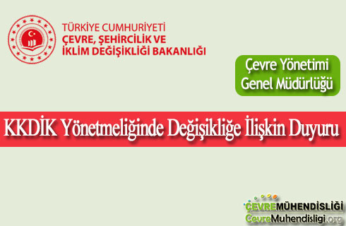 KKDİK Yönetmeliğinde Değişikliğe İlişkin Duyuru yayınlandı