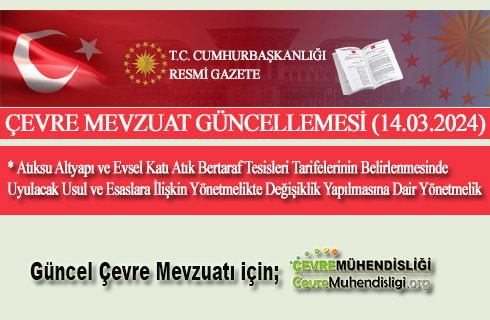 cevre mevzuat guncellemesi 14 03 2024