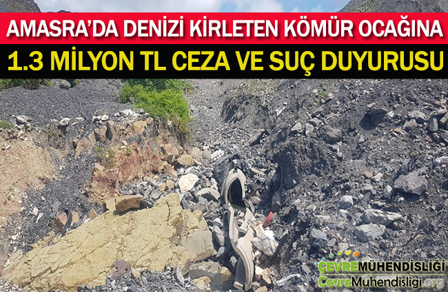 Amasra'da Deniz Kirliliğine Yol Açan Kömür Ocağı Hakkında İdari Para Cezası ve Yasal İşlem Başlatıldı