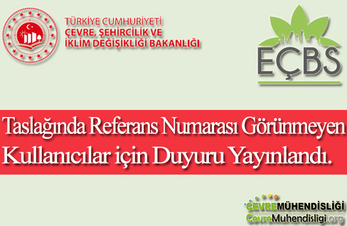 Taslağında Referans Numarası Görünmeyen Kullanıcılar için Duyuru Yayınlandı