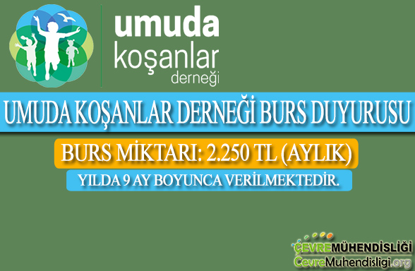 UMUDA KOŞANLAR DERNEĞİ BURS DUYURUSU