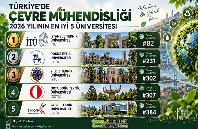 2026 Yılında Çevre Mühendisliği Alanında Türkiye’nin En İyi 5 Üniversitesi Açıklandı!