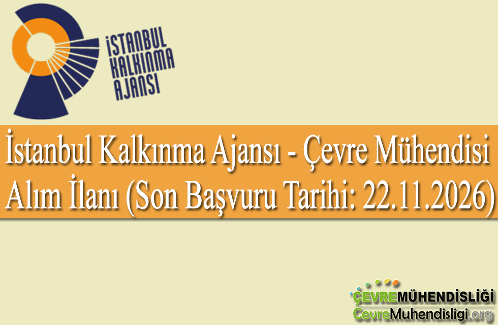 istanbul kalkinma ajansi cevre muhendisi alim ilani 2026