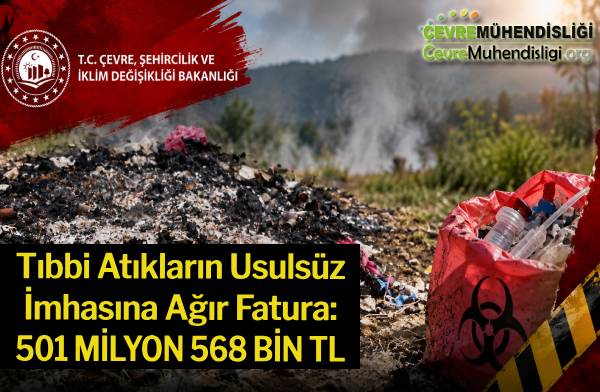 Tıbbi Atıkların Usulsüz İmhasına Ağır Fatura: 501 Milyon 568 Bin TL!
