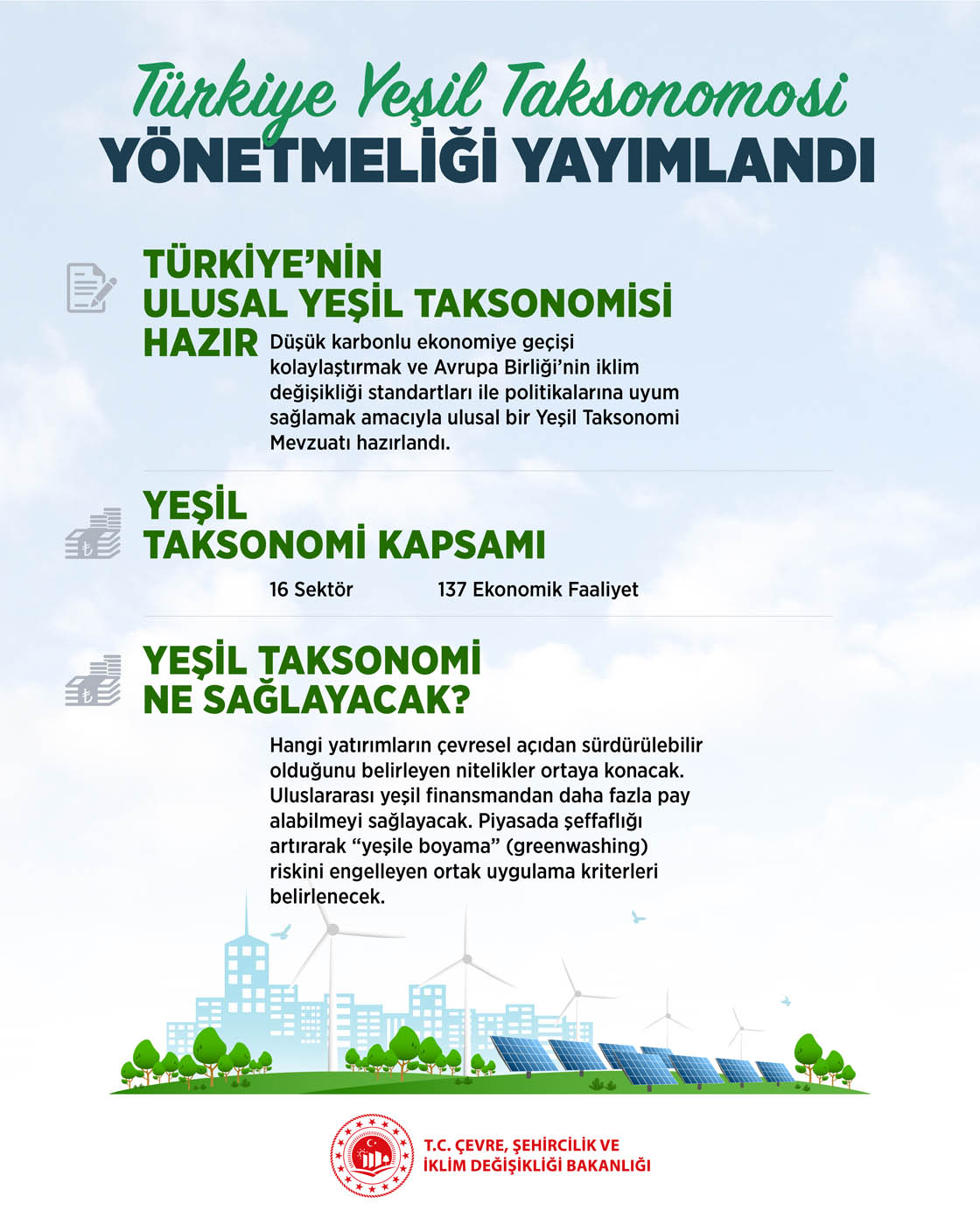turkiye yesil taksonomisi yonetmeligi 1