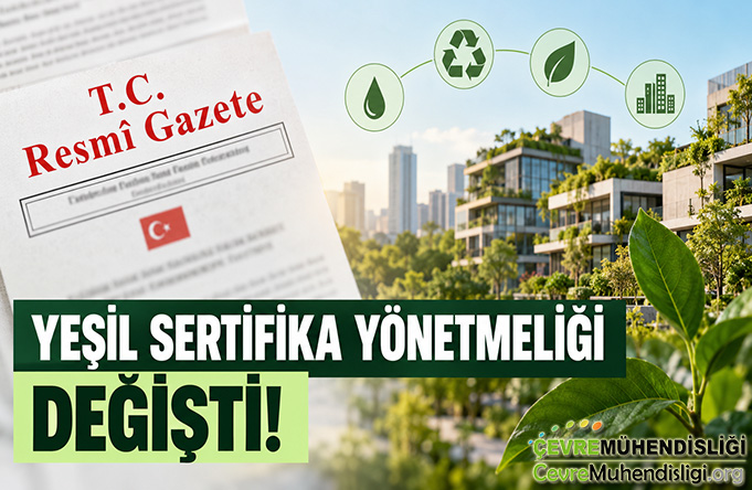 yesil sertifika yonetmeligi degisti cevre muhendisleri 2026